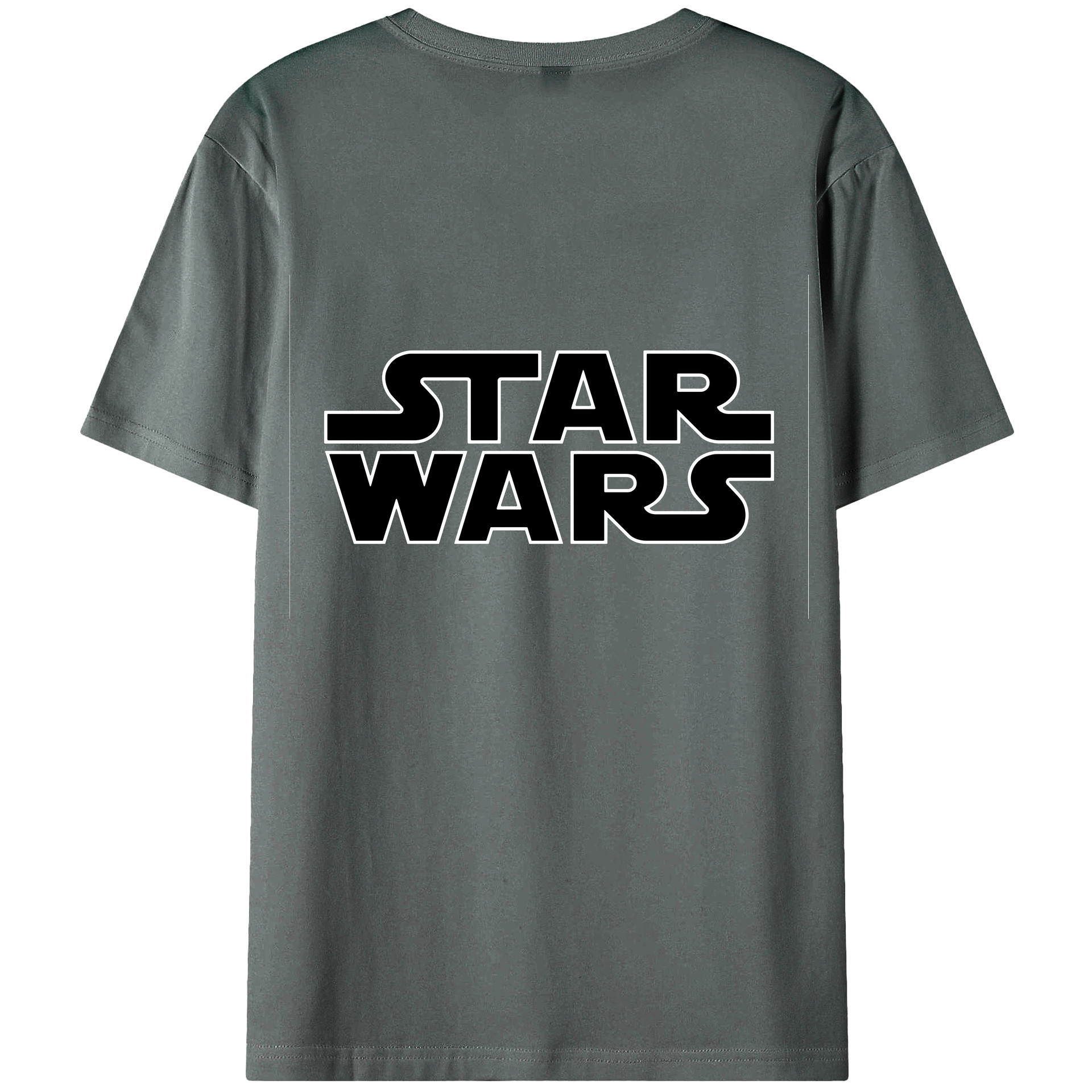 （画像用） スター・ウォーズ Star Wars 綿100％ メンズ半袖Tシャツ（バックプリント） 通気性
